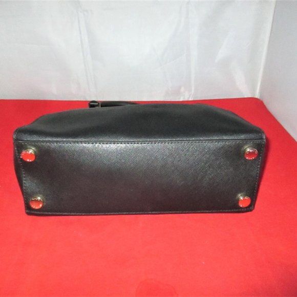 Michael Kors Ellis Saffiano Leather Satchel - Picture 13 of 13